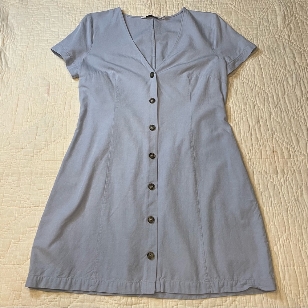 & Other Stories Periwinkle Light Blue Mini Dress 8